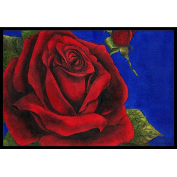 Carolines Treasures TMTR0226JMAT Rose by Malenda Trick Indoor or Outdoor Mat; 24 x 36 TMTR0226JMAT - main